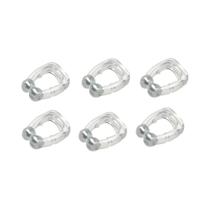 Clipe Nasal Magnético Anti-Ronco 6pcs Transparente PVC Solução Para Dormir E Combater O Ronco