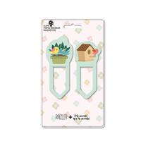 Clipe Porta-recados Magnético Jardim Me Encanta 02 Unidades