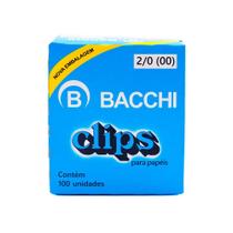 Clipes 2/0 (00) Bacchi - 100 Unidades Premium