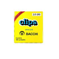 Clipes 2/0 Bacchi - 100 Unidades Linha Leve