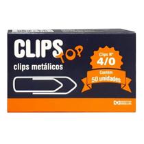 Clipes 4,0CM N-4/0 50 Unidades Clips New Galvanizado - CLIPS TOP Clipes 4,0CM N-4/0 50 Unidades Clips New Galvanizado - CLIPS TOP