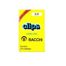Clipes 8/0 bacchi - 25 unidades linha leve