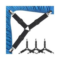 Clipes Ajustáveis Para Lençóis Em Triângulo, Suportes Para Lençóis Ajustados, Suspensórios Para