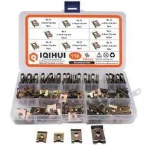 Clipes automotivos U Nut Clips IQIHUI 110 unidades de fixadores universais para carros