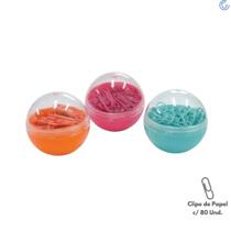 Clipes Bolinhas c/ 80 Sotidas - TIibra Clipes Bolinhas c/ 80 Sotidas - TIibra