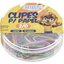 Clipes Colorido Nº 2/0 C/ 50 Brw Clipes Colorido Nº 2/0 C/ 50 Brw