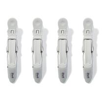 Clipes de acessórios Shark HD100SAHCA Beauty, antiderrapantes, estilo jacaré, 12 cm (pacote com 4)