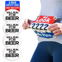 Clipes de babador de corrida BibBoards BibSnaps Safety Locks