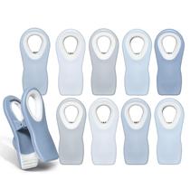 Clipes de bolsa COOK WITH COLOR Chip Clips para armazenamento de alimentos (pacote com 10) Clipes de bolsa COOK WITH COLOR Chip Clips para armazenamento de alimentos (pacote com 10)