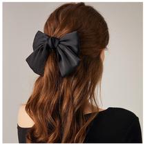 Clipes de cabelo Andelaisi Vintage Bow Satin Barrettes para mulheres Clipes de cabelo Andelaisi Vintage Bow Satin Barrettes para mulheres