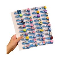 Clipes De Cabelo Azuis BB, 20 Estilos Aleatórios, Acessórios Diários Para Cabelo