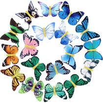 Clipes de cabelo Butterfly Boao 18 peças Glitter Barrettes Clipes de cabelo Butterfly Boao 18 peças Glitter Barrettes