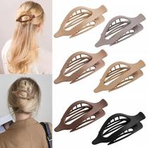 Clipes de cabelo Claw Clips French Concord para mulheres, 6 unidades/conjunto