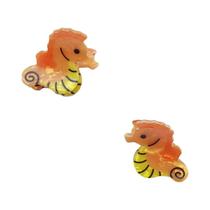 Clipes De Cabelo De Acetato Antiderrapantes Para Mulheres Com Tema De Animais Marinhos 2PCS