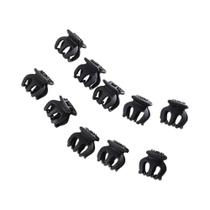 Clipes De Cabelo De Acrílico Fosco Em Cores Sólidas Para Meninas, 10 Peças/conjunto, Simples E