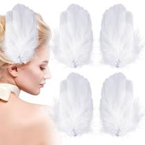 Clipes de cabelo de penas ANCIRS Fly-Wing Shape, pacote com 4 para mulheres