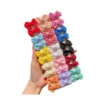 Clipes De Cabelo De Tecido Coloridos Aleatórios 30 Peças Acessórios De Cabelo Para Uso Diário