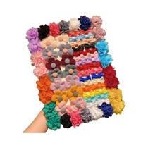 Clipes De Cabelo De Tecido Coloridos Aleatórios 30 Peças Acessórios De Cabelo Para Uso Diário