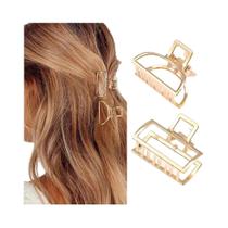 Clipes De Cabelo Dourados Antiderrapantes 2pcs Acessórios De Cabelo Para Mulheres E Meninas Para Uso