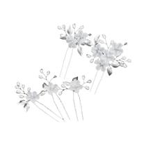 Clipes De Cabelo Elegantes Com Cristais E Pérolas Em Forma De Flor, 5 Peças, Acessórios De Cabelo Clipes De Cabelo Elegantes Com Cristais E Pérolas Em Forma De Flor, 5 Peças, Acessórios De Cabelo