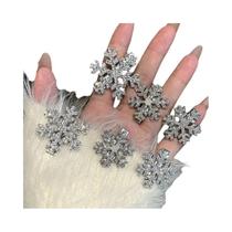 Clipes De Cabelo Em Forma De Floco De Neve Com Strass E Pérolas Para Mulheres E Meninas, 6 Peças, Clipes De Cabelo Em Forma De Floco De Neve Com Strass E Pérolas Para Mulheres E Meninas, 6 Peças,