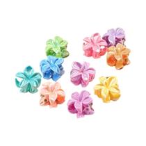 Clipes De Cabelo Em Forma De Flor Daffodil Em Cores Misturadas, 10 Peças, Estilo Y2K, Decoração De