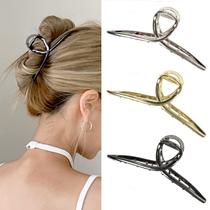 Clipes de cabelo FAELBATY Big Metal Butterfly 5,1 cm, 3 peças (prata, dourado, preto) Clipes de cabelo FAELBATY Big Metal Butterfly 5,1 cm, 3 peças (prata, dourado, preto)