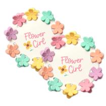 Clipes de cabelo Flower Girl Pop Fizz Designs, pacote com 2 clipes
