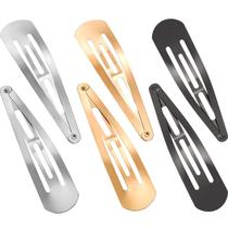 Clipes de cabelo Geyoga Snap Barrettes Metal 10 cm para mulheres x30