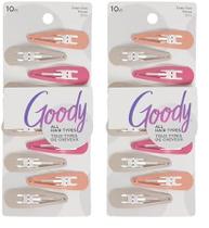 Clipes de cabelo GOODY Snap, 10 quilates, tons quentes, crianças, mulheres e homens