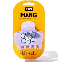 Clipes de cabelo Kitsch BT21 de plástico reciclado Puffy Medium Women Clipes de cabelo Kitsch BT21 de plástico reciclado Puffy Medium Women