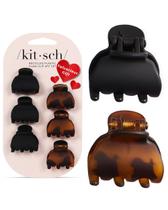 Clipes de Cabelo Kitsch Small - 6 Peças - Plástico Reciclado Clipes de Cabelo Kitsch Small - 6 Peças - Plástico Reciclado