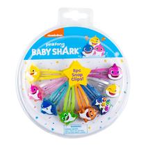 Clipes de cabelo LUV HER Baby Shark Kids Girls, pacote com 8 ou mais de 3 anos Clipes de cabelo LUV HER Baby Shark Kids Girls, pacote com 8 ou mais de 3 anos