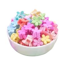 Clipes De Cabelo Mini Borboleta Em Cores Mistas, Pacote Com 10-50 Peças, Clipes De Plástico Para