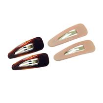 Clipes de cabelo Parbarcelona French Mini Set de 4 acetatos de celulóide Clipes de cabelo Parbarcelona French Mini Set de 4 acetatos de celulóide