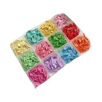 Clipes De Cabelo Plásticos Coloridos 20/40/60pcs Design Minimalista Fofo Clipes De Franja De Cor