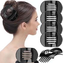 Clipes de cabelo RC ROCHE ORNAMENT Flat, 6 peças para cabelos grossos