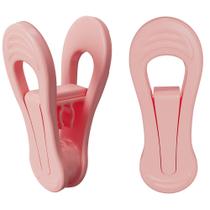 Clipes de cabide TOFIIGREM Pink Plastic, pacote com 60 unidades para cabides de plástico