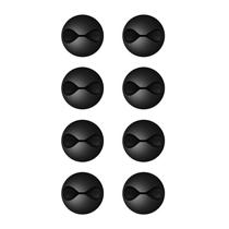 Clipes de cabo adesivos CHEFBEE Black, pacote com 8 suportes de cabo Clipes de cabo adesivos CHEFBEE Black, pacote com 8 suportes de cabo