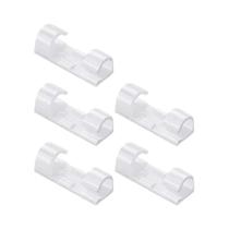 Clipes De Cabo Autoadesivos 520 Peças Organizador De Armazenamento De Fios Para Desktop, Mouse E