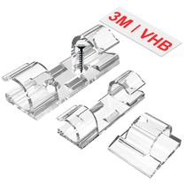 Clipes de cabo, organizador de cabos adesivos TidyHelper, 60 unidades Clipes de cabo, organizador de cabos adesivos TidyHelper, 60 unidades