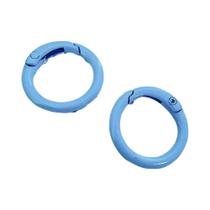 Clipes De Chaveiro Em Forma De O Cor Macaron 2.4cm Com Fecho De Mola Abertável Para DIY E Conectores Clipes De Chaveiro Em Forma De O Cor Macaron 2.4cm Com Fecho De Mola Abertável Para DIY E Conectores