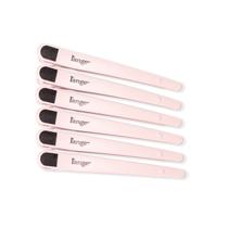 Clipes de corte de cabelo L'ANGE HAIR Narrow Tipped, pacote com 6 blush Clipes de corte de cabelo L'ANGE HAIR Narrow Tipped, pacote com 6 blush