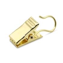 Clipes de cortina Coideal Small Gold, pacote com 100 unidades em aço inoxidável