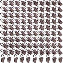 Clipes de cortina, pacote com 100 clipes de aço inoxidável BIHRTC, 3,3 cm