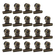 Clipes de dobradiça de metal SUMAJU Bronze Small Bulldog 100 unidades