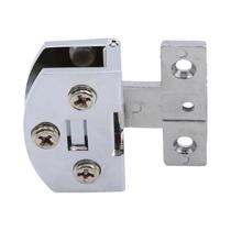 Clipes De Dobradiça De Porta De Vidro Em Aço Inoxidável Para Armários De Vinho De 5-9mm