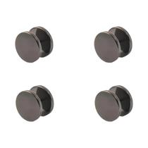 Clipes De Fivela Espiral Sem Costura 4pcs Botões Decorativos De Metal Destacáveis Para Suéteres,