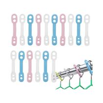 Clipes De Fixação Antiderrapantes E À Prova De Vento Para Cabides, 20 Peças, Fivela De Tira