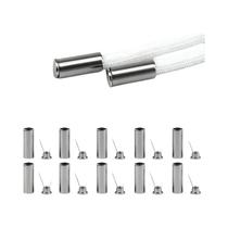 Clipes De Fixação De Cabo De Metal Ajustáveis De Alta Resistência 10pcs Para Cadarços, Bolsas, Clipes De Fixação De Cabo De Metal Ajustáveis De Alta Resistência 10pcs Para Cadarços, Bolsas,